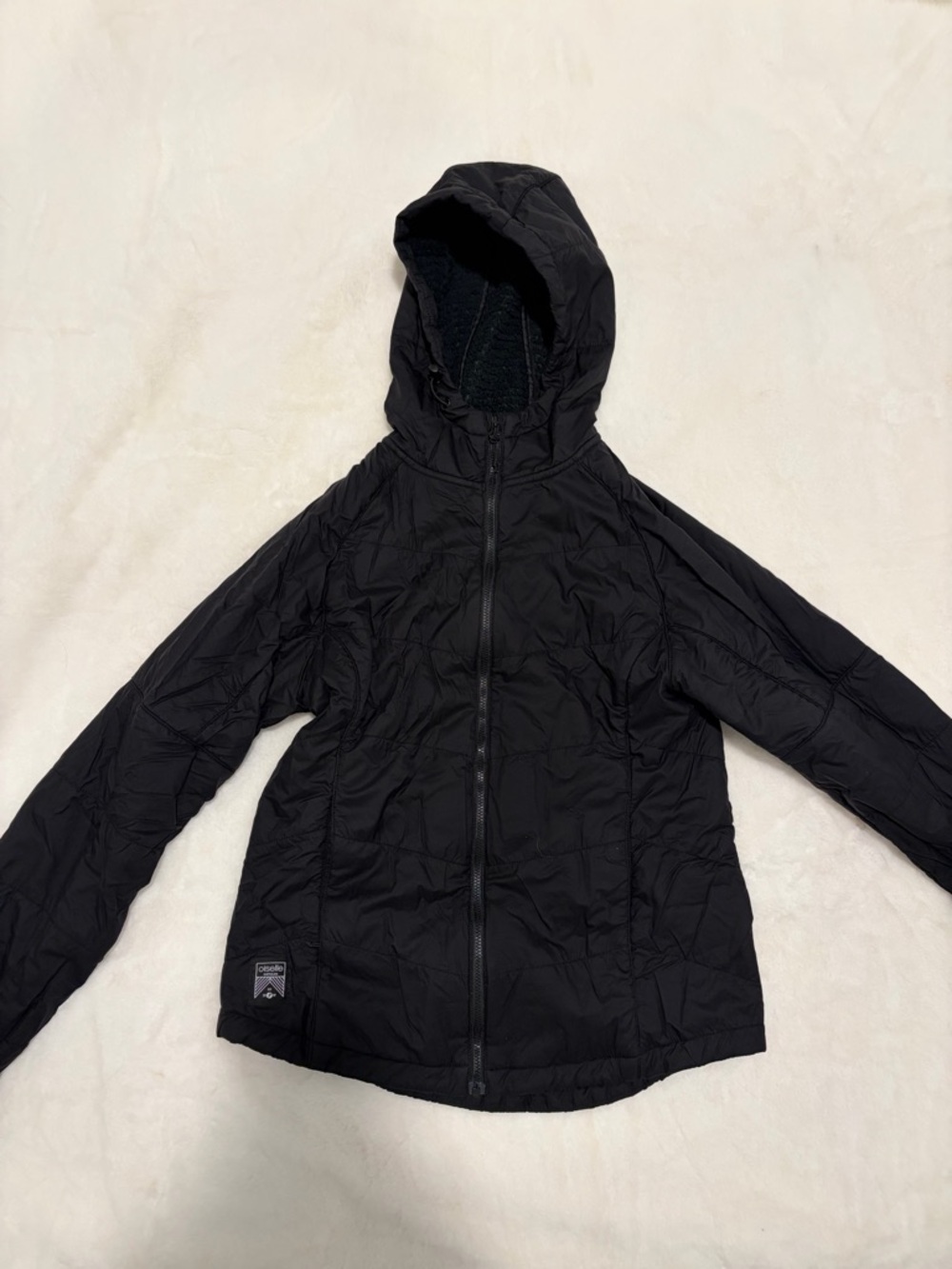 Oiselle Fleece Lined Windbreaker Jacket - Black